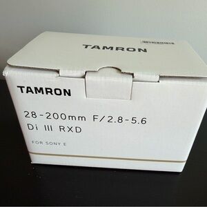 Tamron 28-200mm F/2.8-5.6 Di III RXD Lens for Sony E Mount